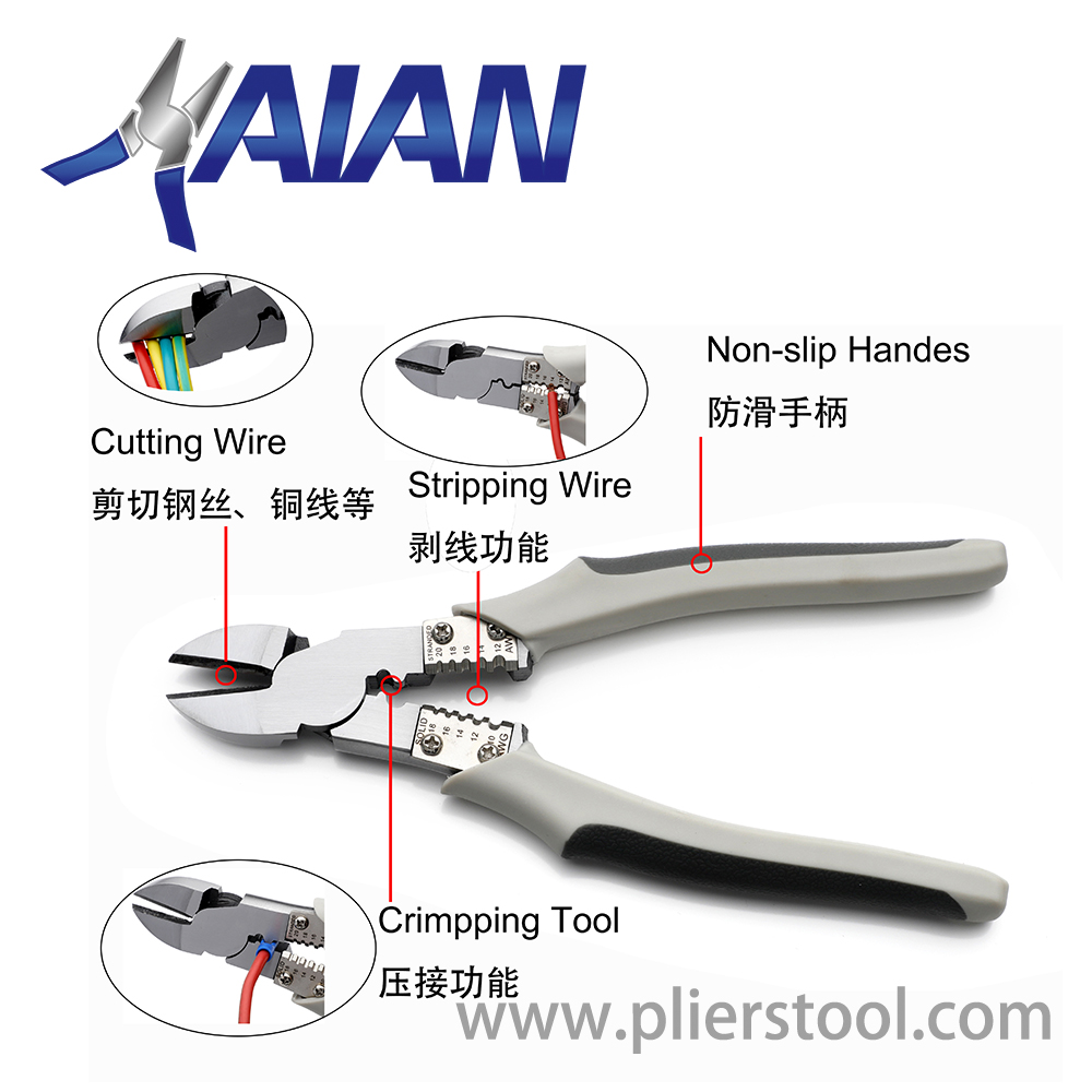 Multi-use Diagonal Cutting Pliers' Functions
